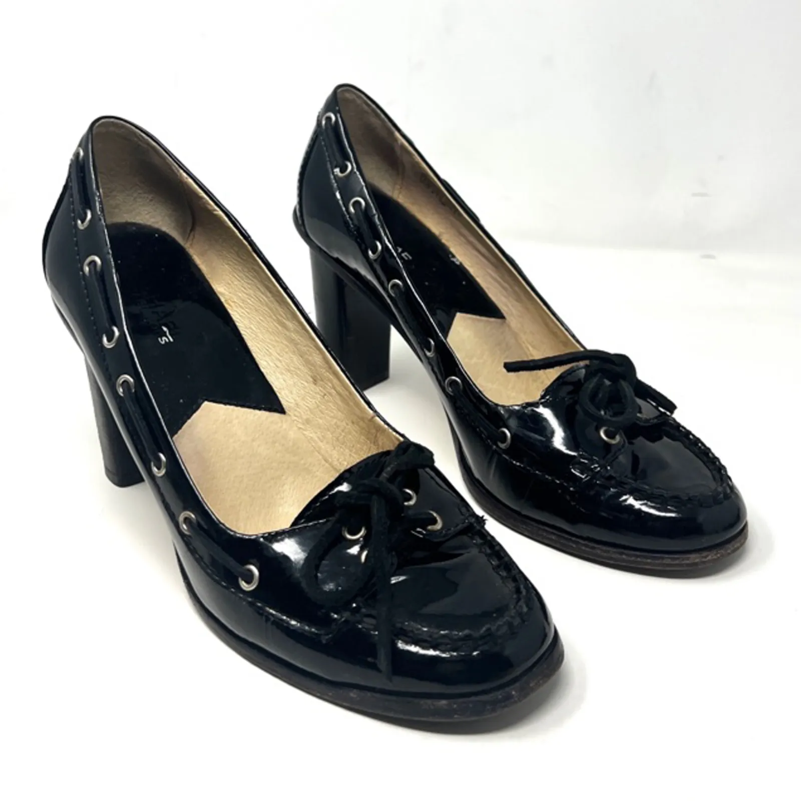 Michael Michael Kors Black Patent Leather Pumps Size‎ 8.5 - Image 2