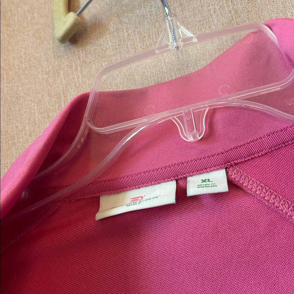Dockers Golf Women's Vibrant Pink Bomber Jacket xl NWT - Image 4