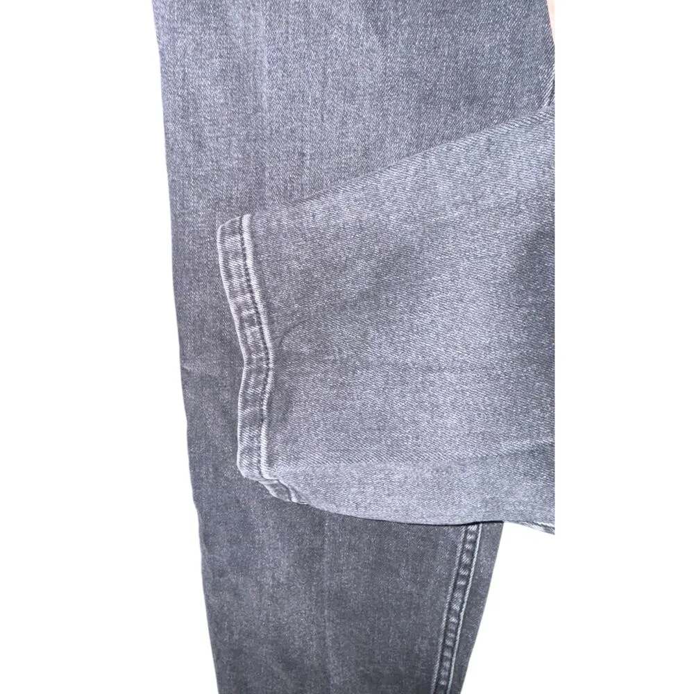 Everlane Curvy Cheeky Jeans Women's Size 32 High Waisted Washed Black Straight - Image 5