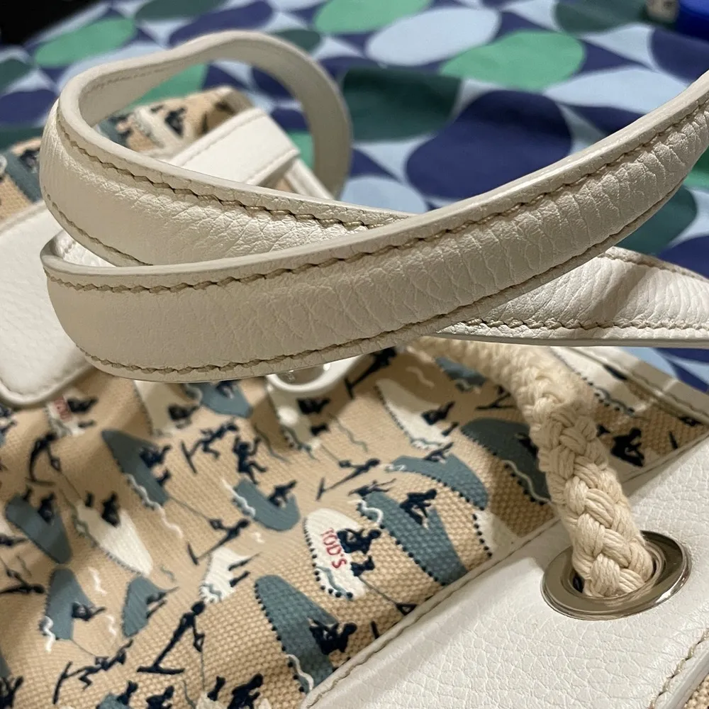 Tods Canvas Tote Bag - Image 7