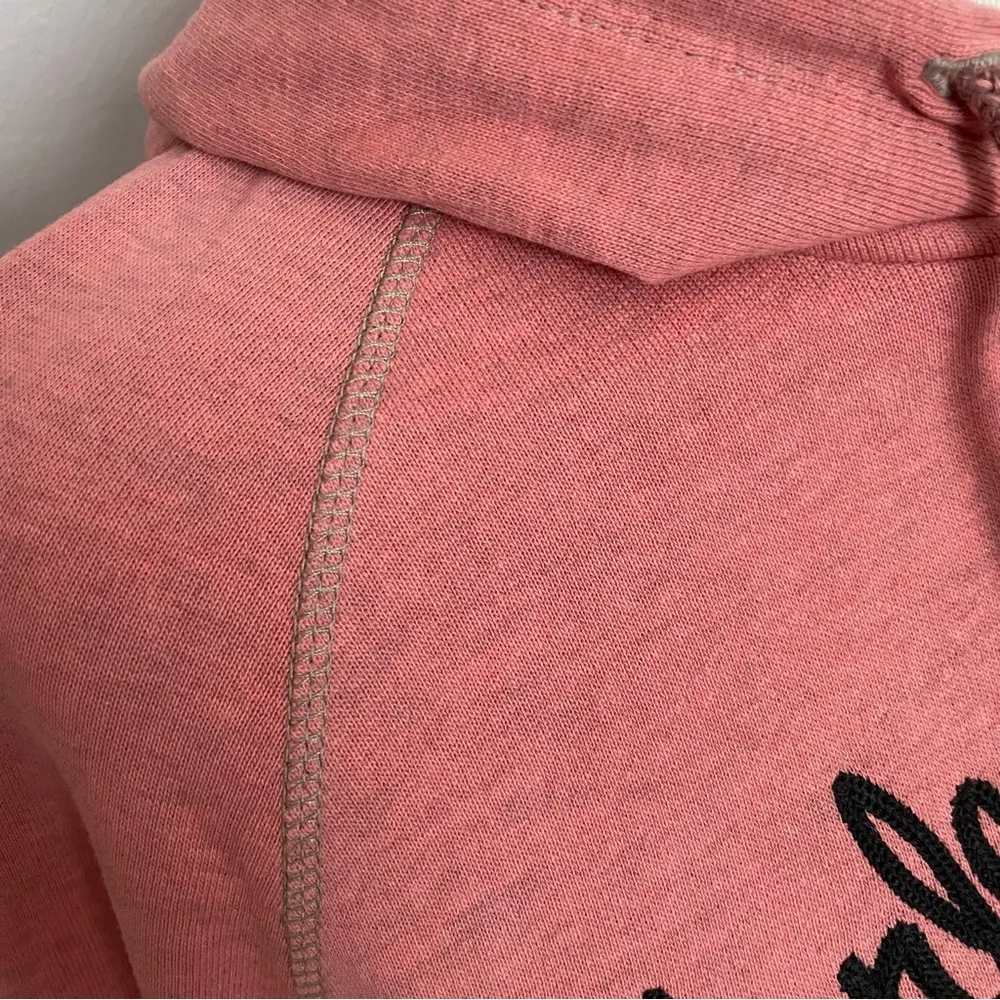 Harley Davidson Sweatshirt Hoodie Embroidered Motorcycle Pink Coral Tan Black - Image 16