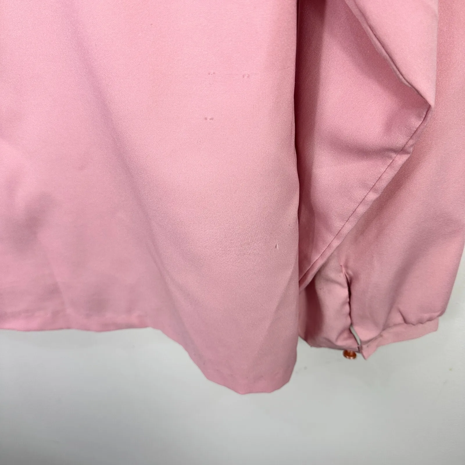 Vintage Land N Sea Blouse M Pink Floral Embroidered Cottage Western‎ 80s Prairie Size M - Image 7