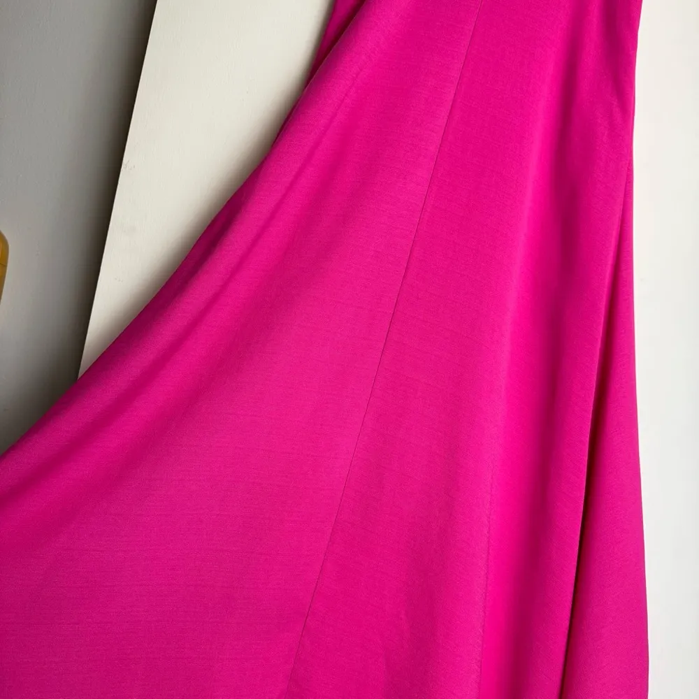 Lulu’s Sweet Surprise Maxi Dress Sz Small Bright Pink Tiered Drapey Flowy - Image 15