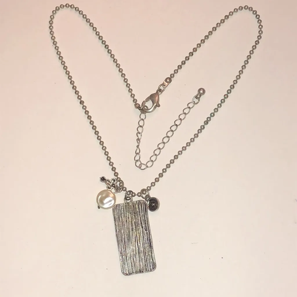 Silver Tone Brave Pendant Boho Charm Necklace - Image 5