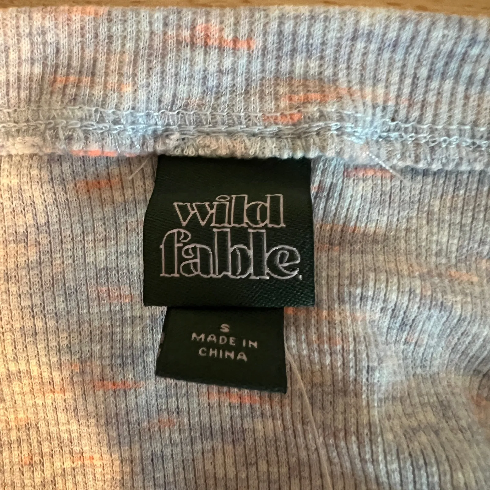 Wild Fable Women's Gray Spacedye Open Back Tiny Tank Top - Size Small - NWT - Image 2