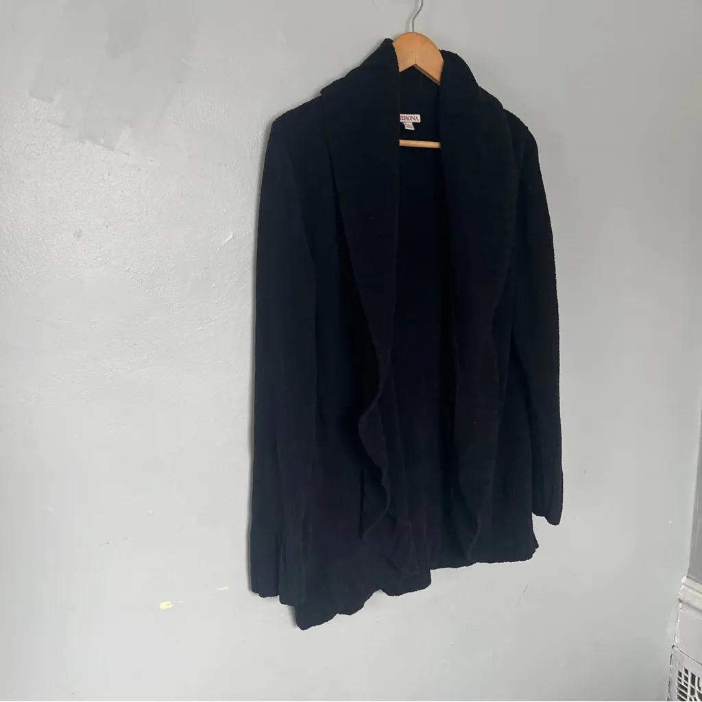 Merona Black Women's Cardigan Sweater - Image 2