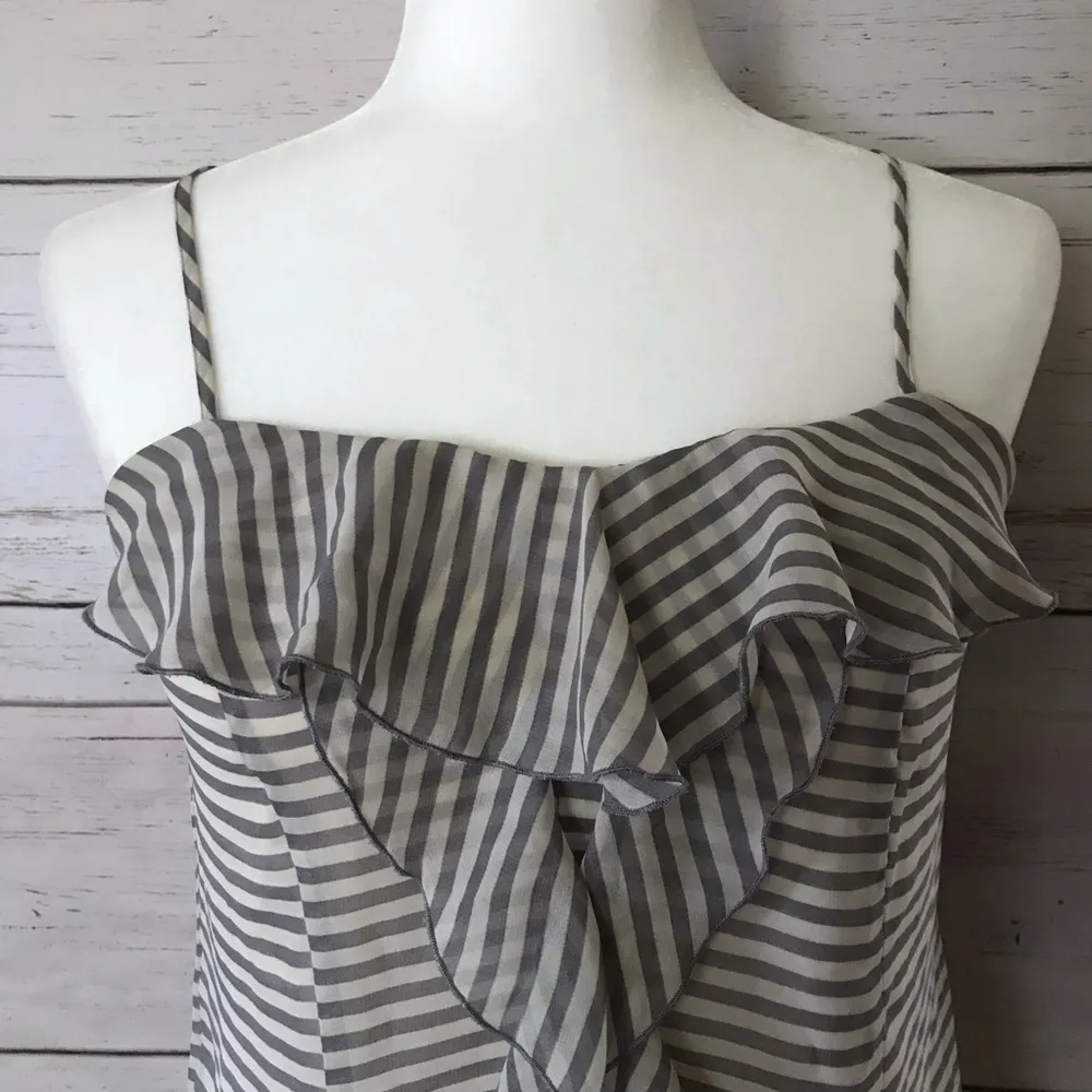 Striped Ruffle Cami - Image 3