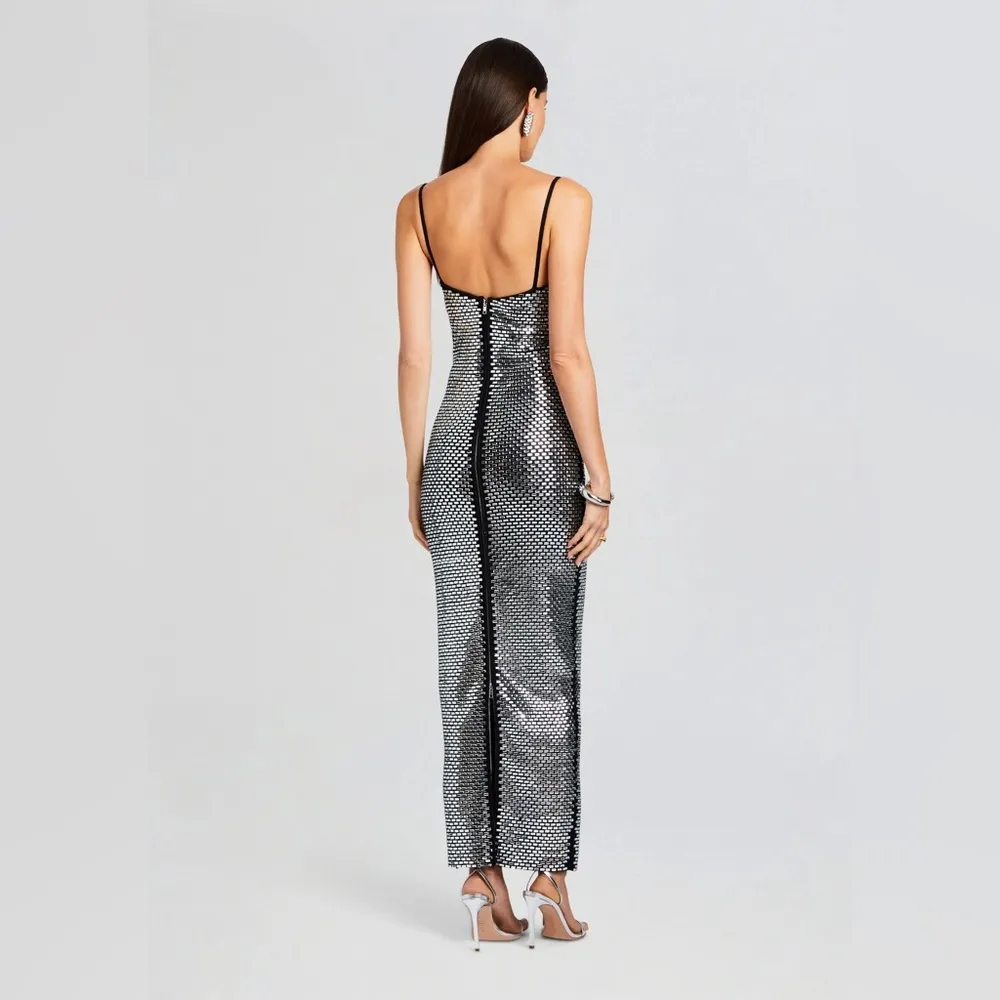 Retrofete Kyree Embellished Knit Dress, Black Size S New with Tag - Image 7