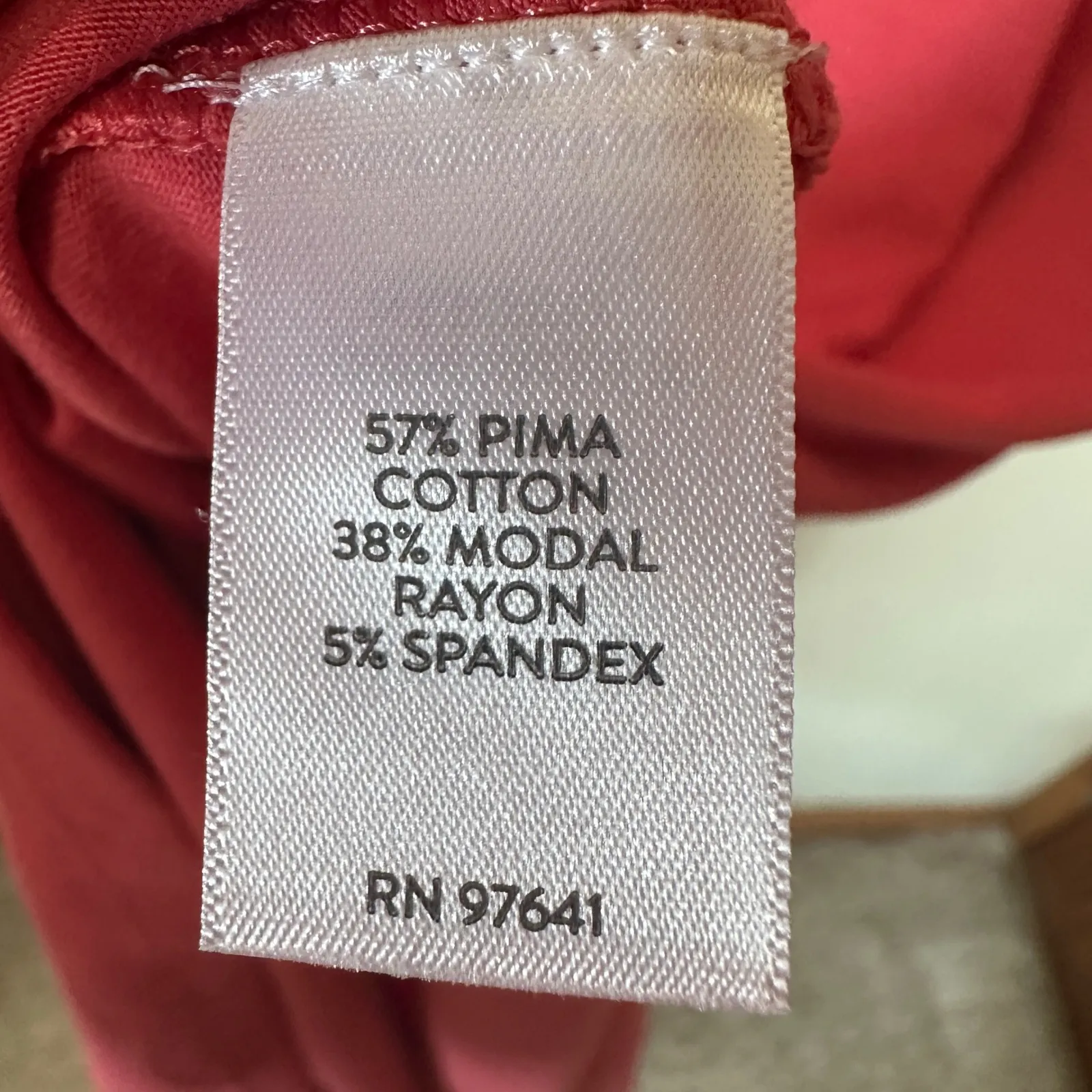 NEW J Jill Womens Size 1X Coral Red Pima Cotton Modal Blend Knit Tank Midi Dress Pink - Image 5