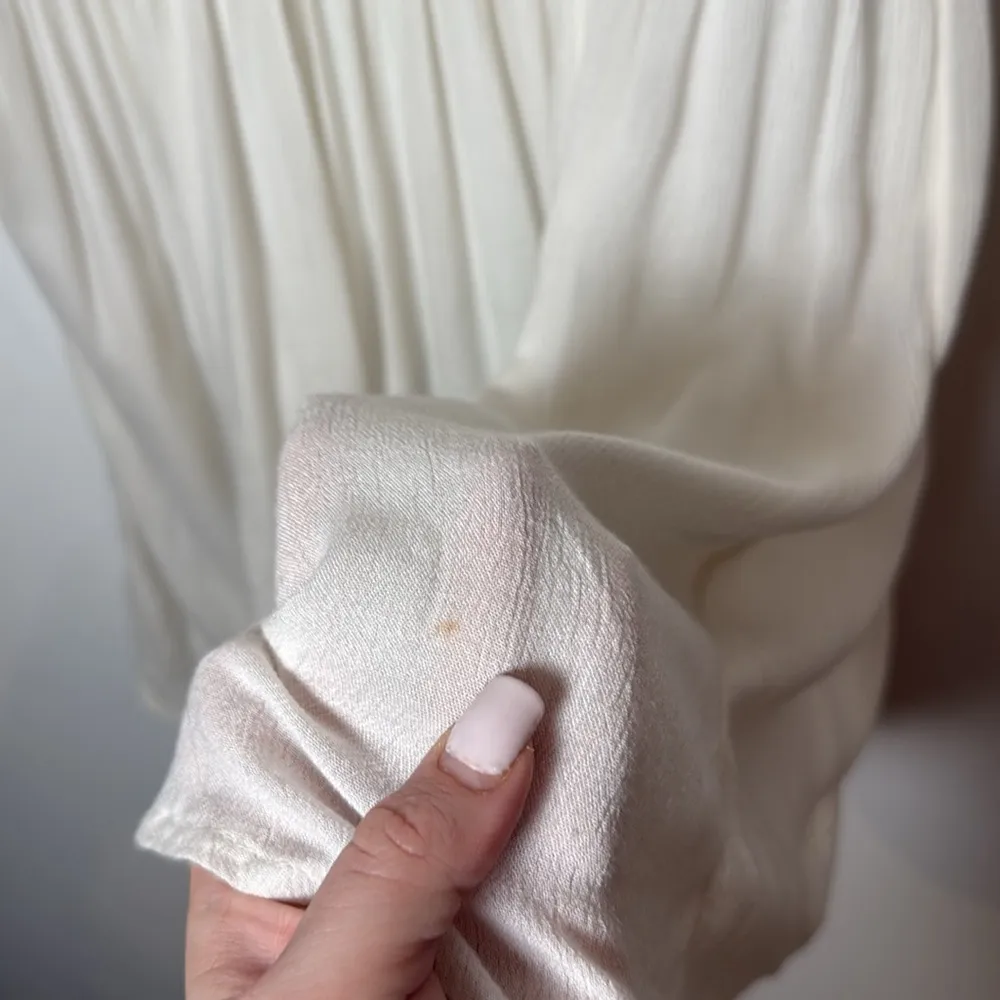 Hollister Women’s Lace Up Whjte Babydoll Mini Dress size M - Image 10