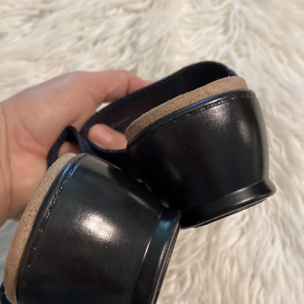 Wear Ever Sandals size 10 BNWOT navy blue color please see pictures - Image 8