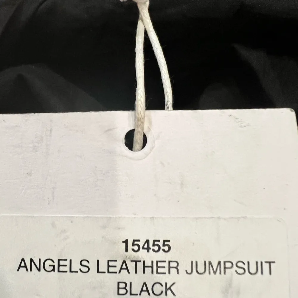 One Teaspoon Angels Leather Black Button-Up Romper/Jumpsuit Straps Small NWT - Image 13