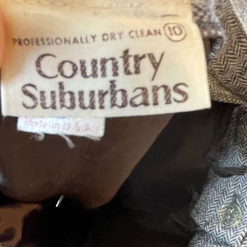 Vintage Country‎ Suburbans Skirt Set Size 10 - Image 17