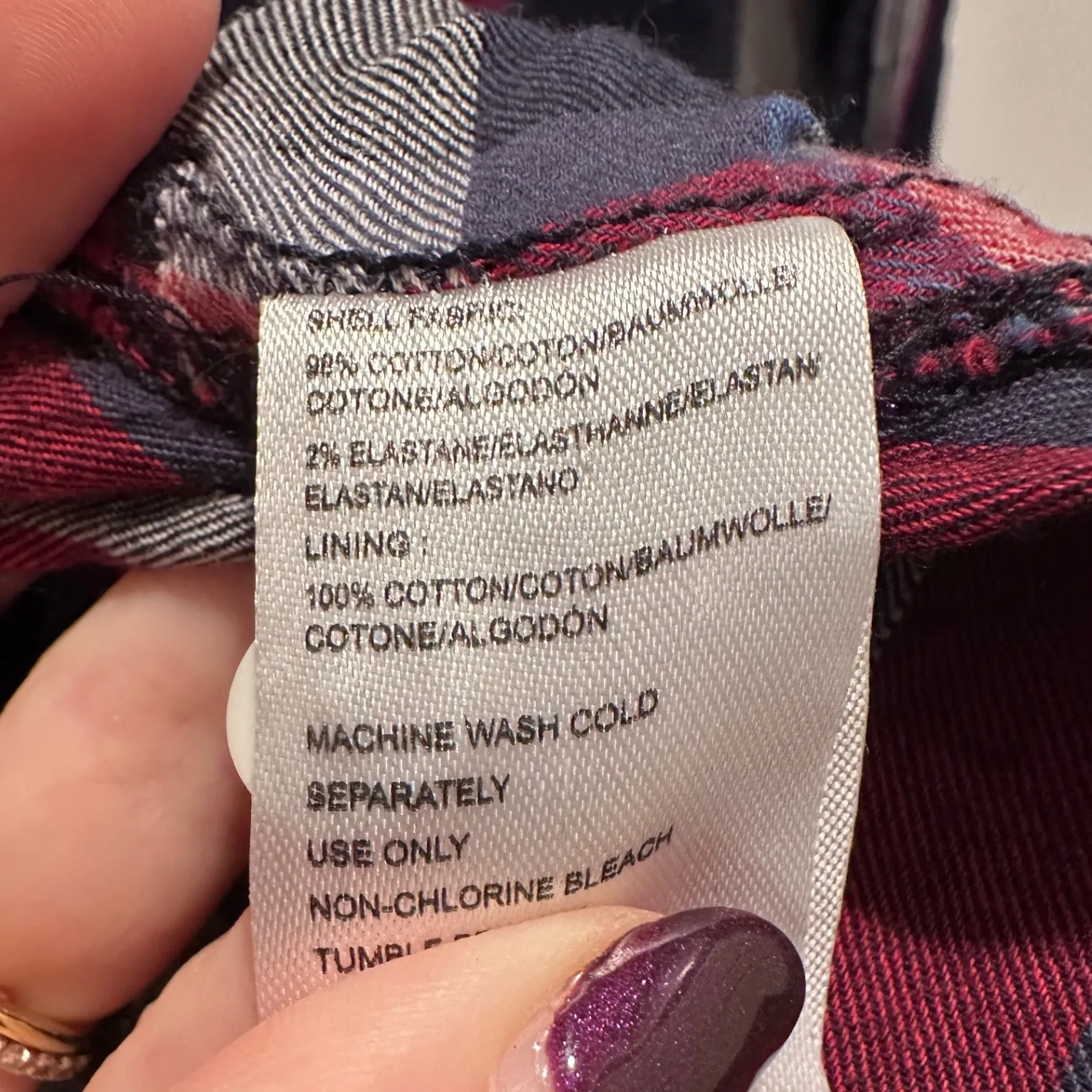 Anthropologie Isabella Sinclair Red Blue Plaid Tartan Midi Dress Size Small - Image 7