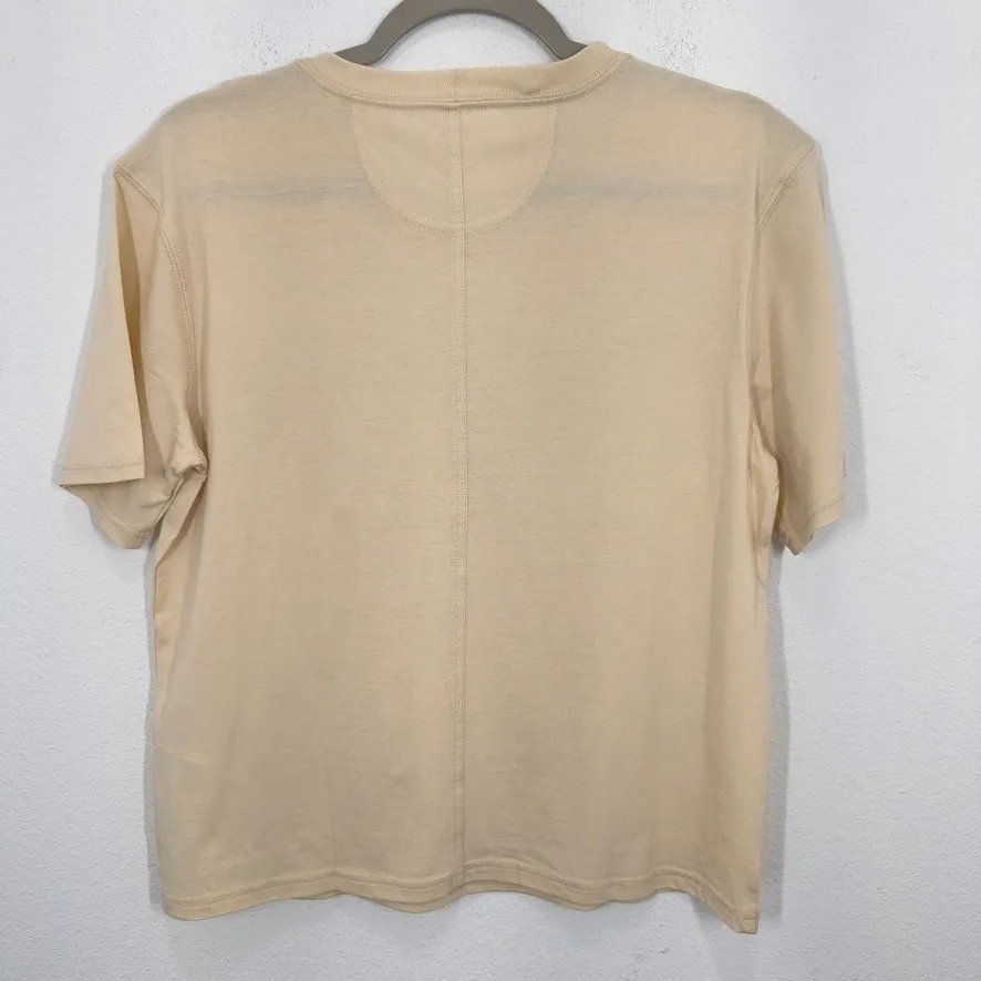 Carhartt Cream Womens XS Loose Fit Lightweight Short Sleeve Crewneck T Shirt NWT - Image 9