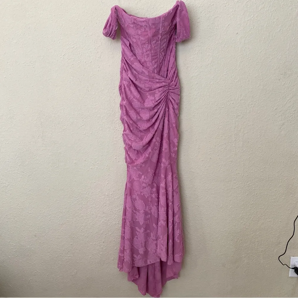 HOUSE OF CB 'Cesca' Rose Pink Floral Maxi Dress NWOT size M - Image 5