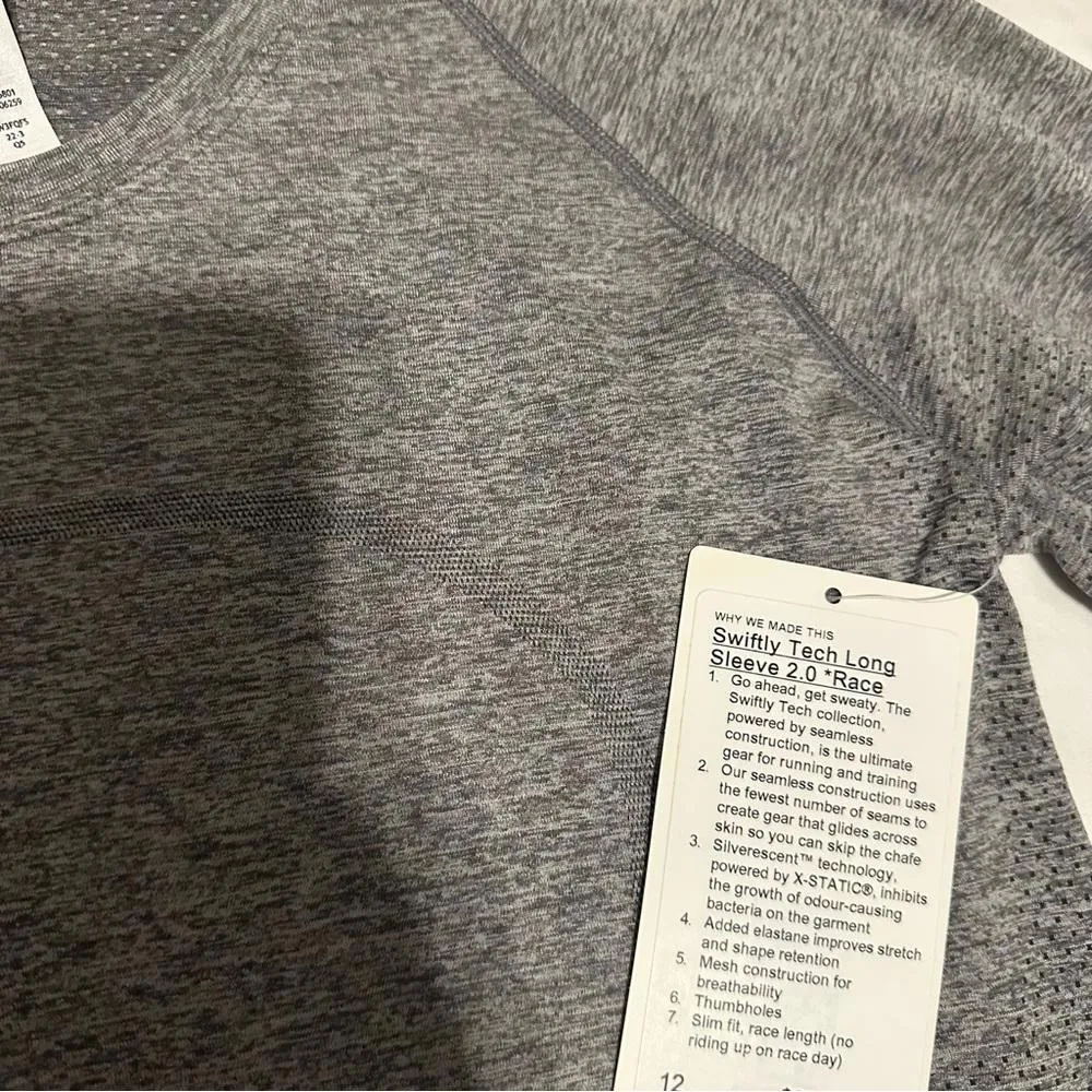 Lululemon Athletica Swiftly Tech Long Sleeve 2.0 *Race - Image 4
