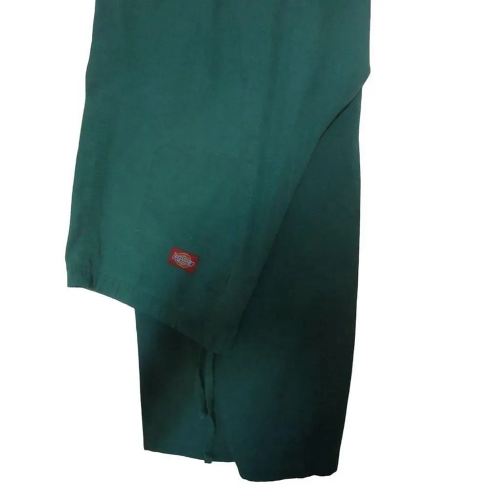 Dickies Green Drawstring One Pocket Nursing Comfy Scrub Pants Size S - Image 4