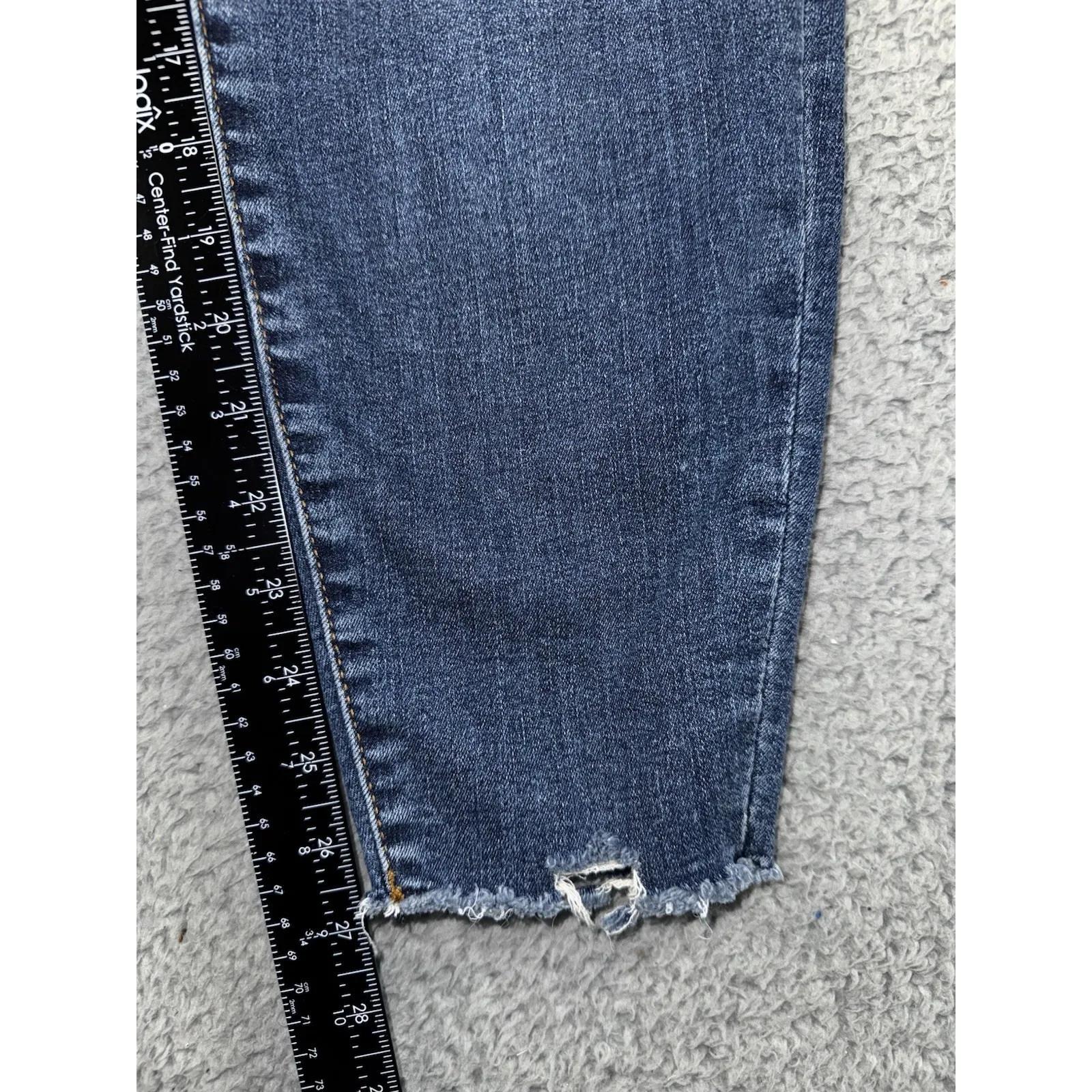 Kut‎ From The Kloth Jeans Women 14w Ankle Skinny Distressed Fringe Raw Hem Boho - Image 5