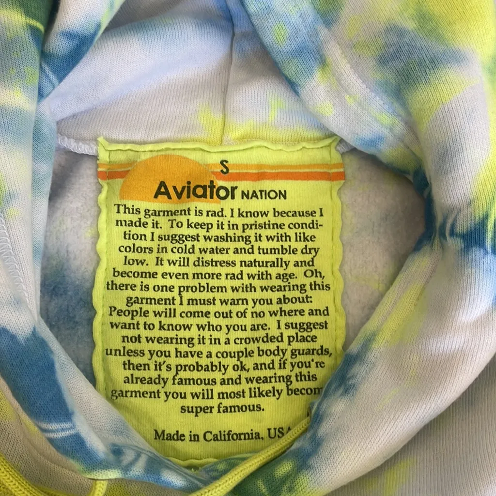 Aviator Nation Tie Dye Hoodie - Image 6