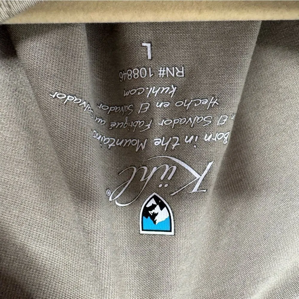 Kuhl army green tank top size large - Image 4