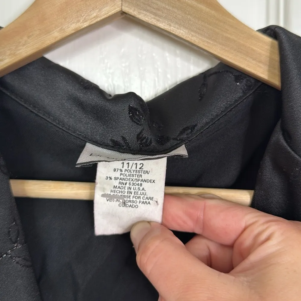 Y2k glitter tie front blazer and skirt set Black Size 10 - Image 15