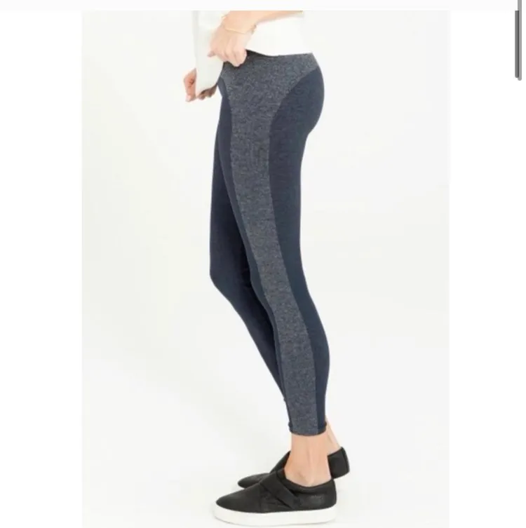Marled Seamless Two Tone Leggings - Image 3