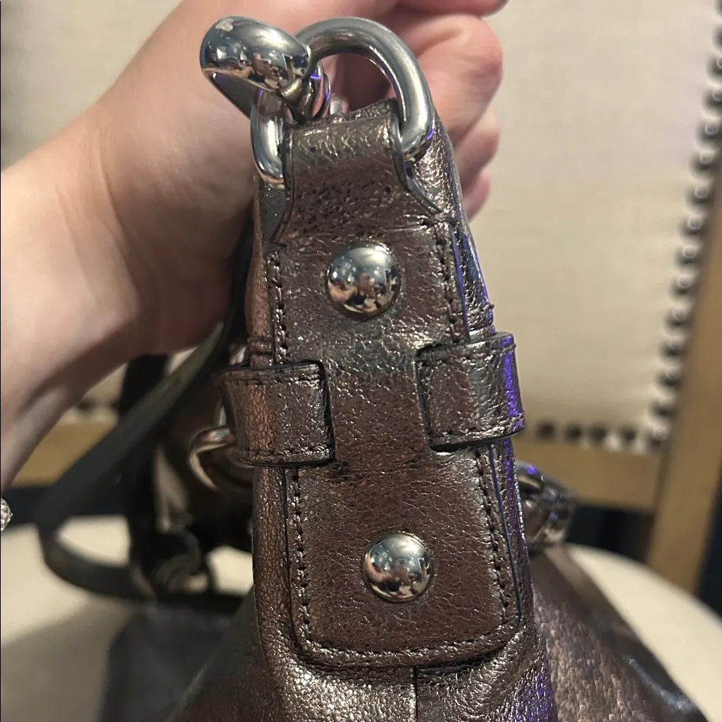 Coach Metallic Purple(ish) Women's Shoulder Bag - Image 13