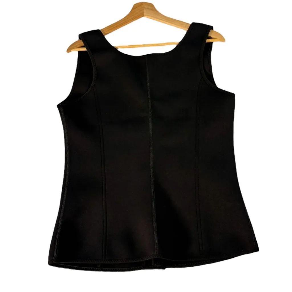 Black Waist Trainer Vest Corset Shapewear Hook & Eye Compression Women’s 2XL Size XXL - Image 8