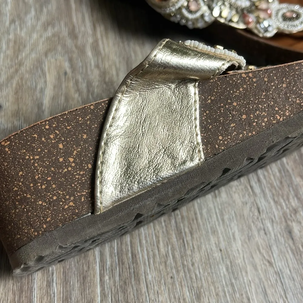 Frida Sparkly Sandals Size 8 White - Image 10