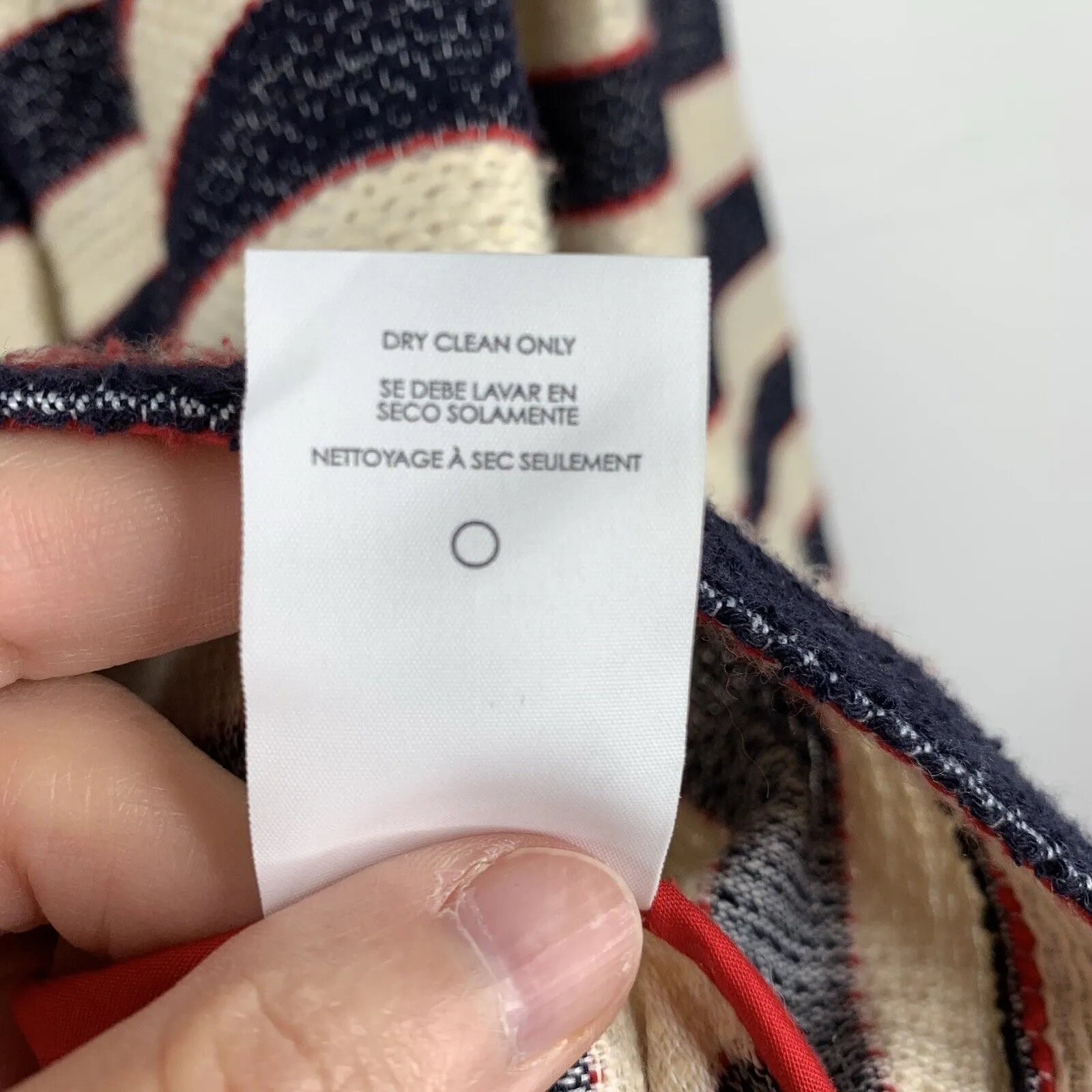 CAbi Size 10 Double Breasted Jacket Spring Collection Cruise Nautical Striped - Image 8