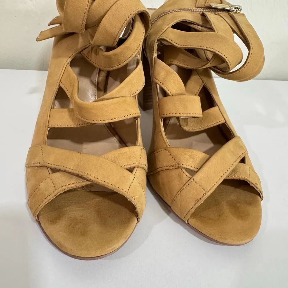 Vince Camuto Sammson Sandal Heels Tan Size 9.5 - Image 8