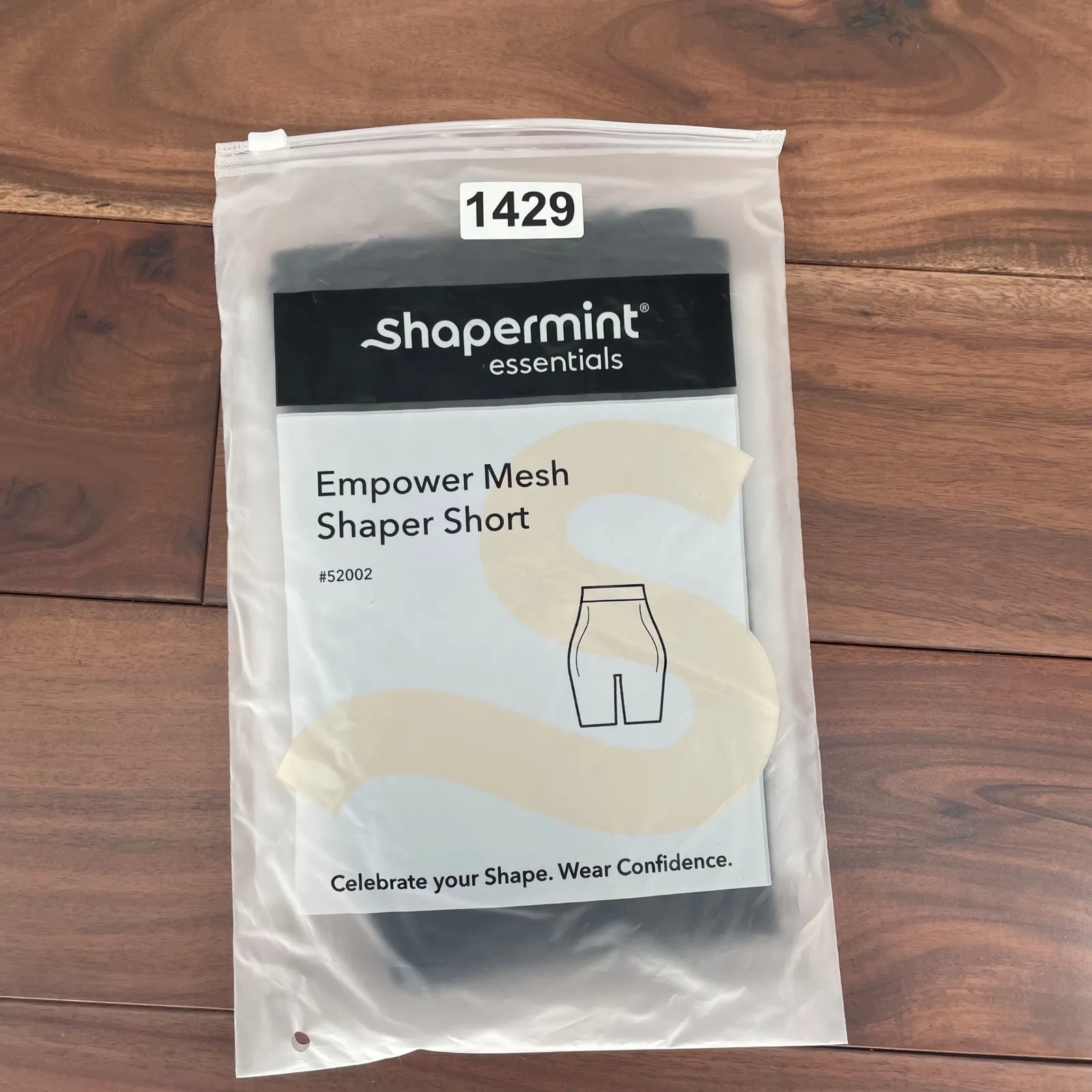 Shapermint Essentials Empower Mesh Shaper Short Black Size M Style 52002 Size M - Image 4