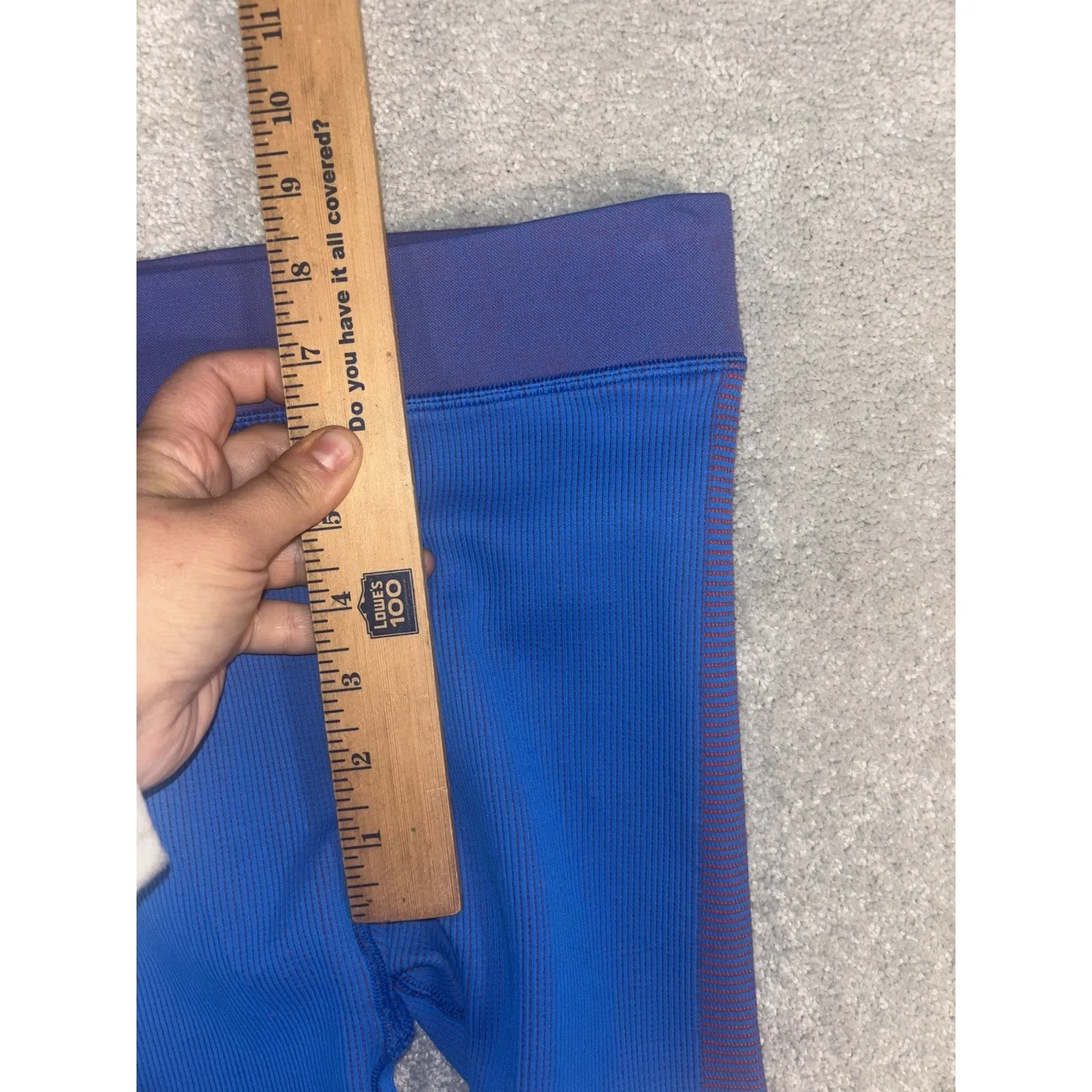 alo yoga leggings illusion seamless high waist leggings Xs Ribbed‎ - Image 6