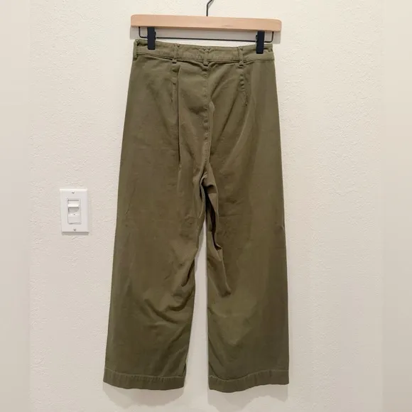 A.L.C. Wide Leg Sailor Pants in Army‎ Green size 0 - Image 3