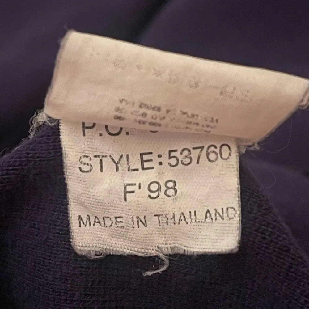 Patagonia vintage 1998 navy blue solid color turtleneck women’s size medium - Image 4