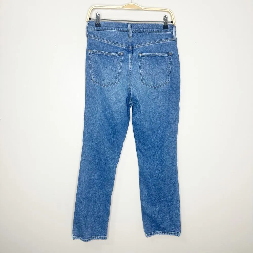 AYR Yes Yes Yes Straight Leg Distressed Medium Wash Jeans Size 29 - Image 3