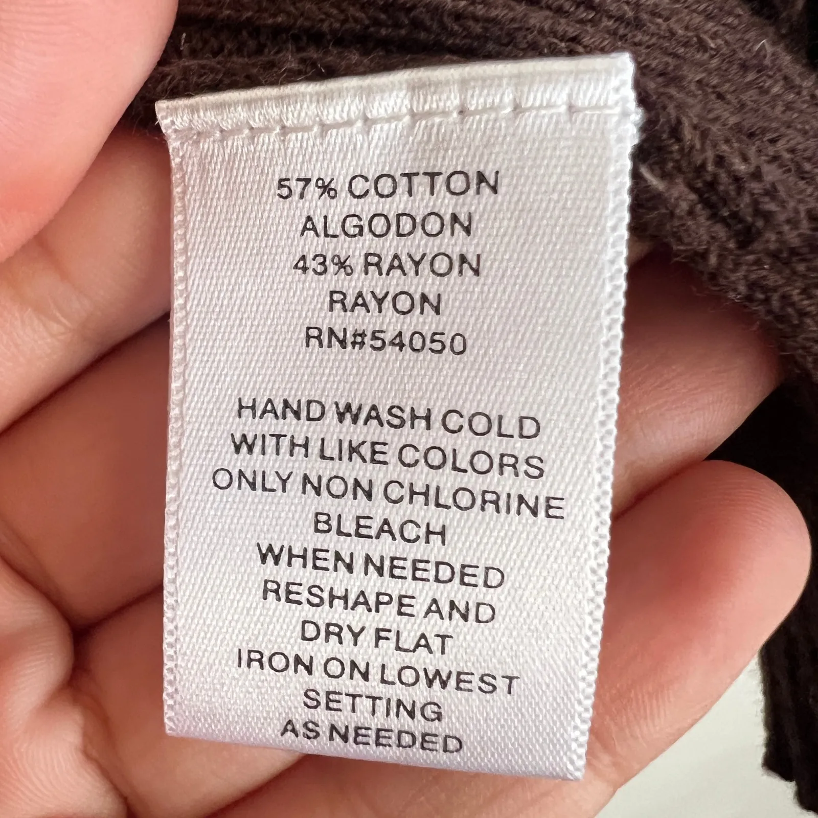 Gap Brown Ribbed Henley Knit Top Women's Medium Minimalist Y2K 2000s Brown - Image 3