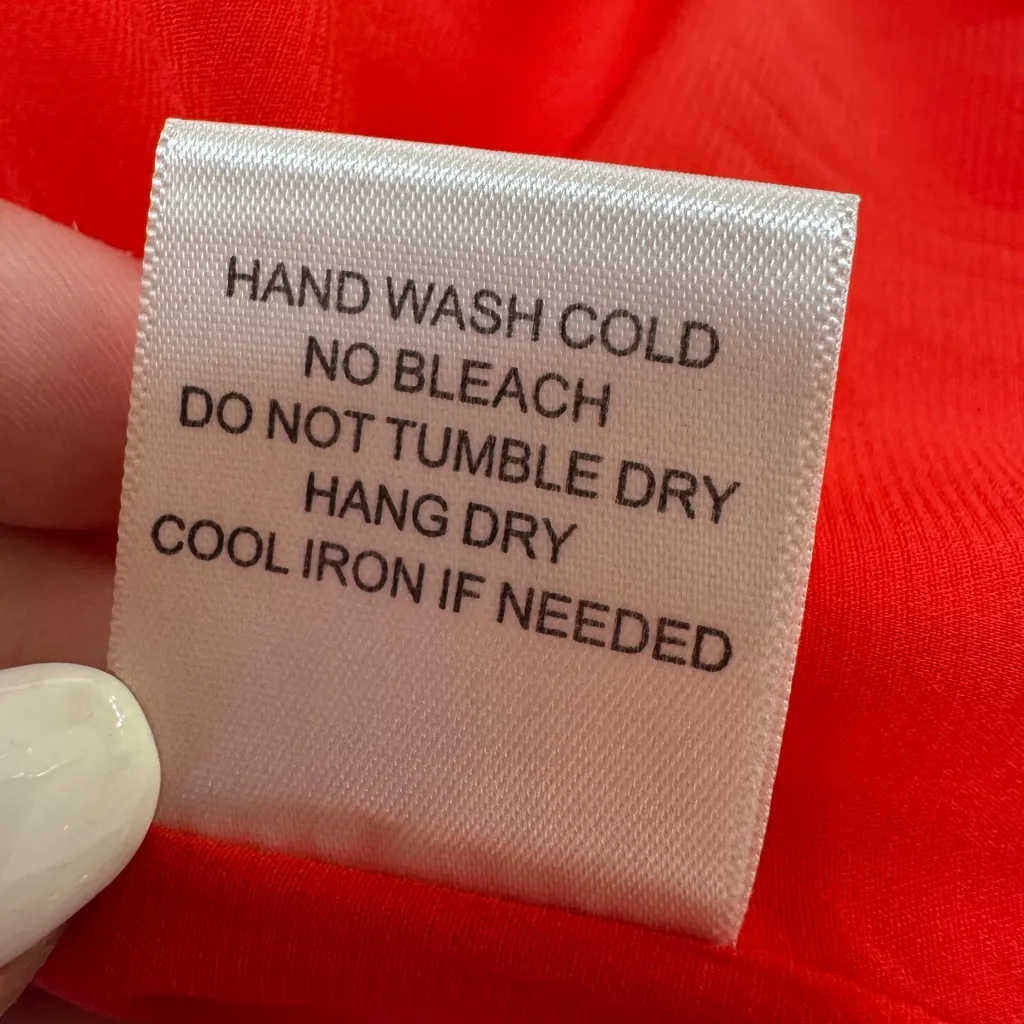 NBD Red Strapless Maxi Gown Dress with Slit size Medium Revolve $258 - Image 8