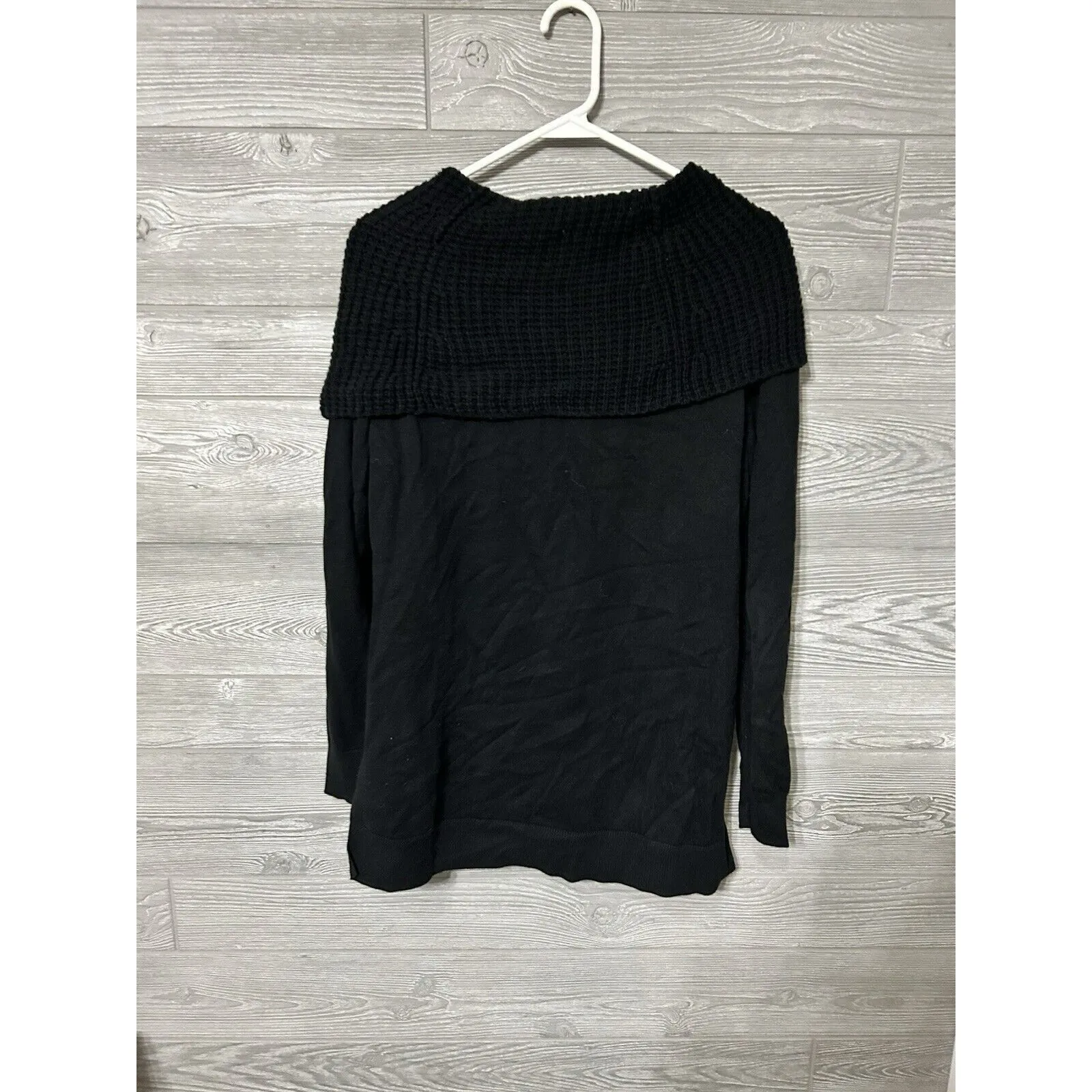 MICHAEL Kors‎ Cowl Neck Sweater Black size Medium MK - Image 4