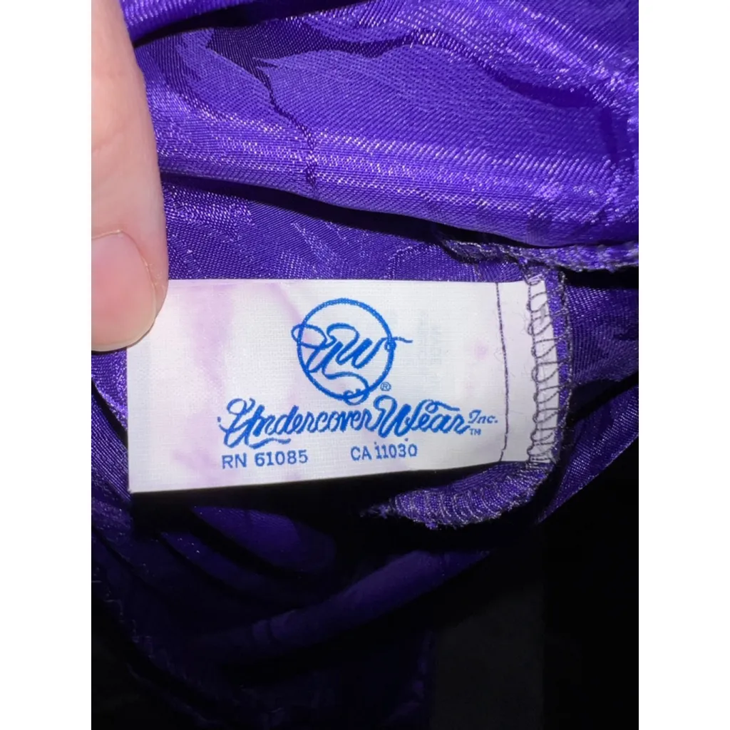 Women's Satin Purple Satin Slip Dress Nightgown M Size M - Image 7