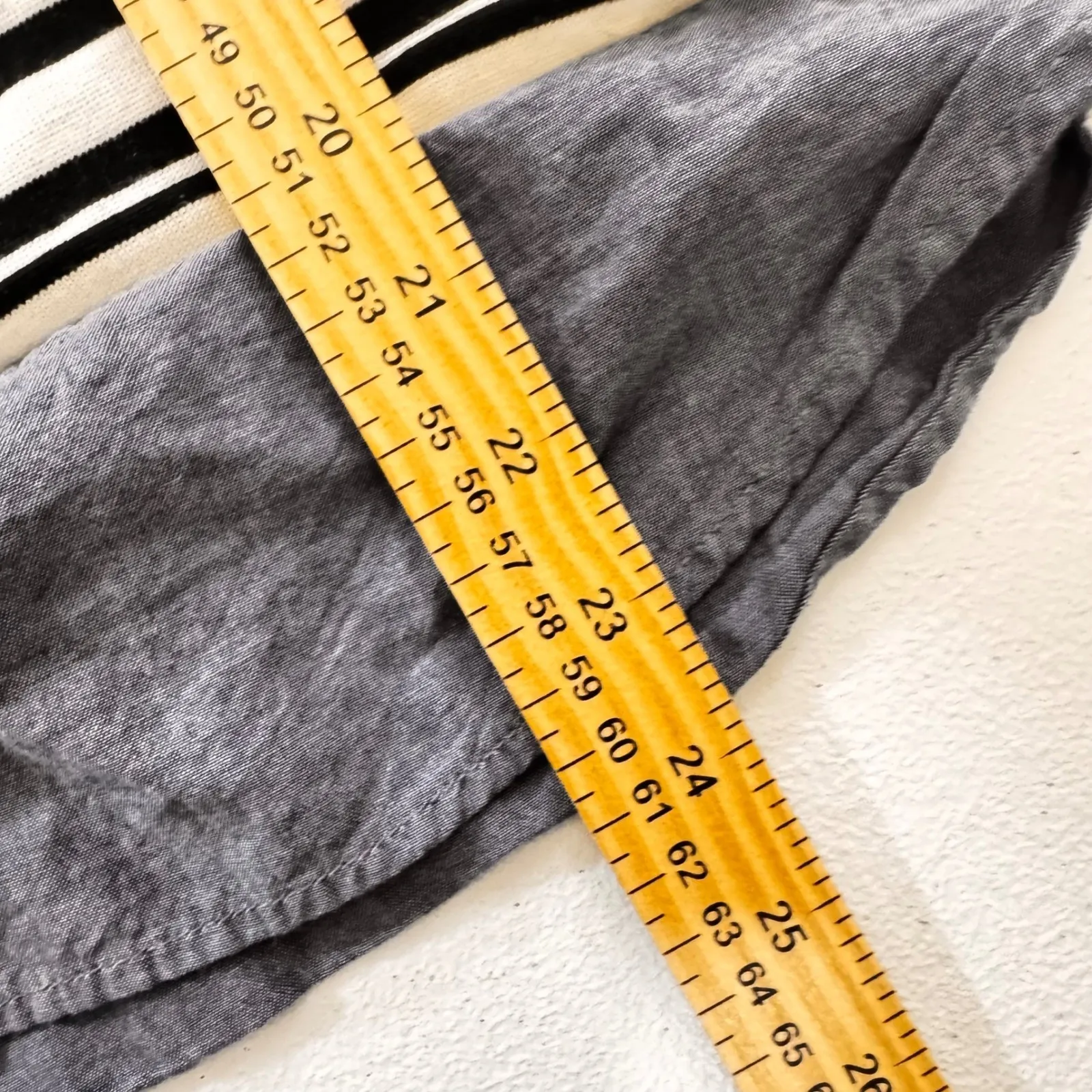 Market‎ & Spruce Striped Tunic Shirt Womens Size M Long Sleeve Casual Top - Image 5