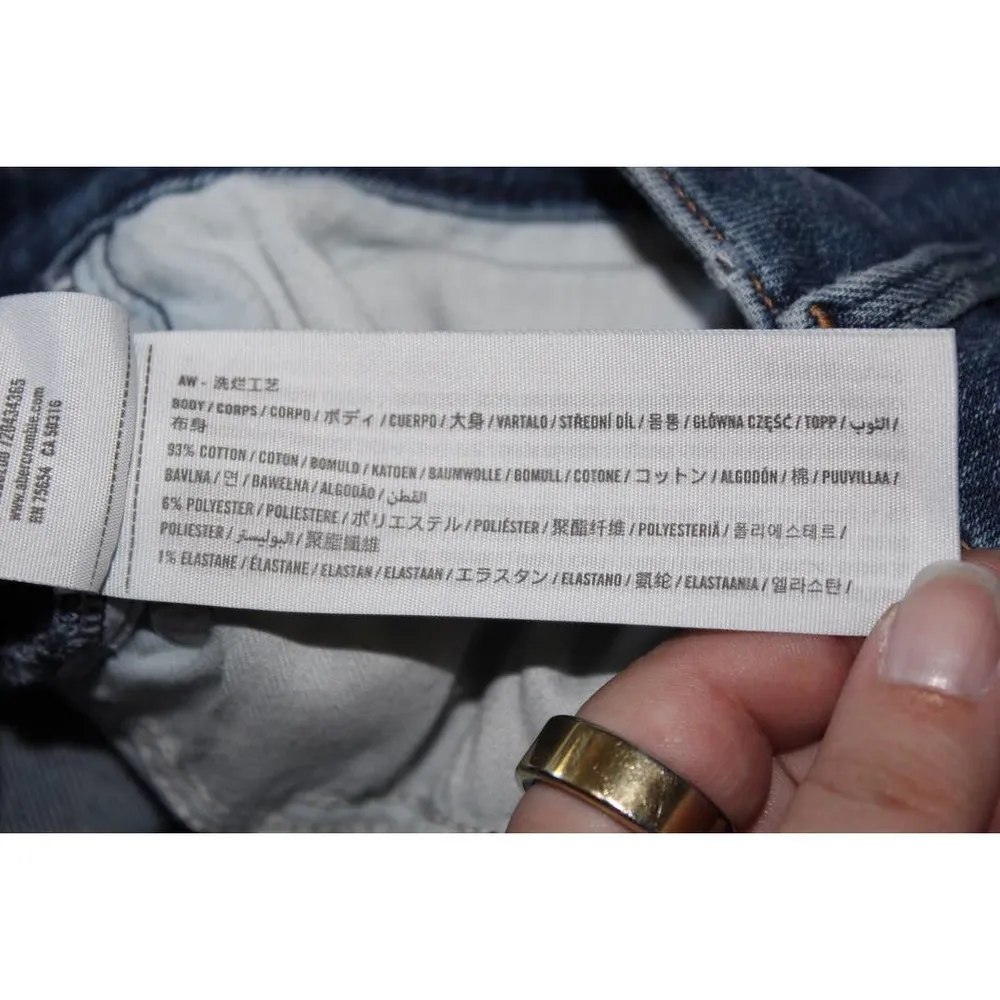 Women's Abercrombie & Fitch High Rise Super Skinny Ankle Blue Jeans Size 30 / 10 - Image 4