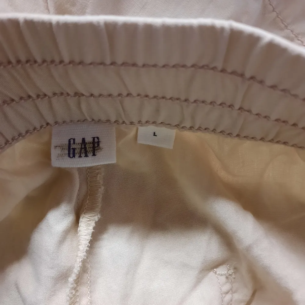 Gap Shorts Women's Size Large Khaki Linen Blend Pockets Belted Casual Summer - Image 4