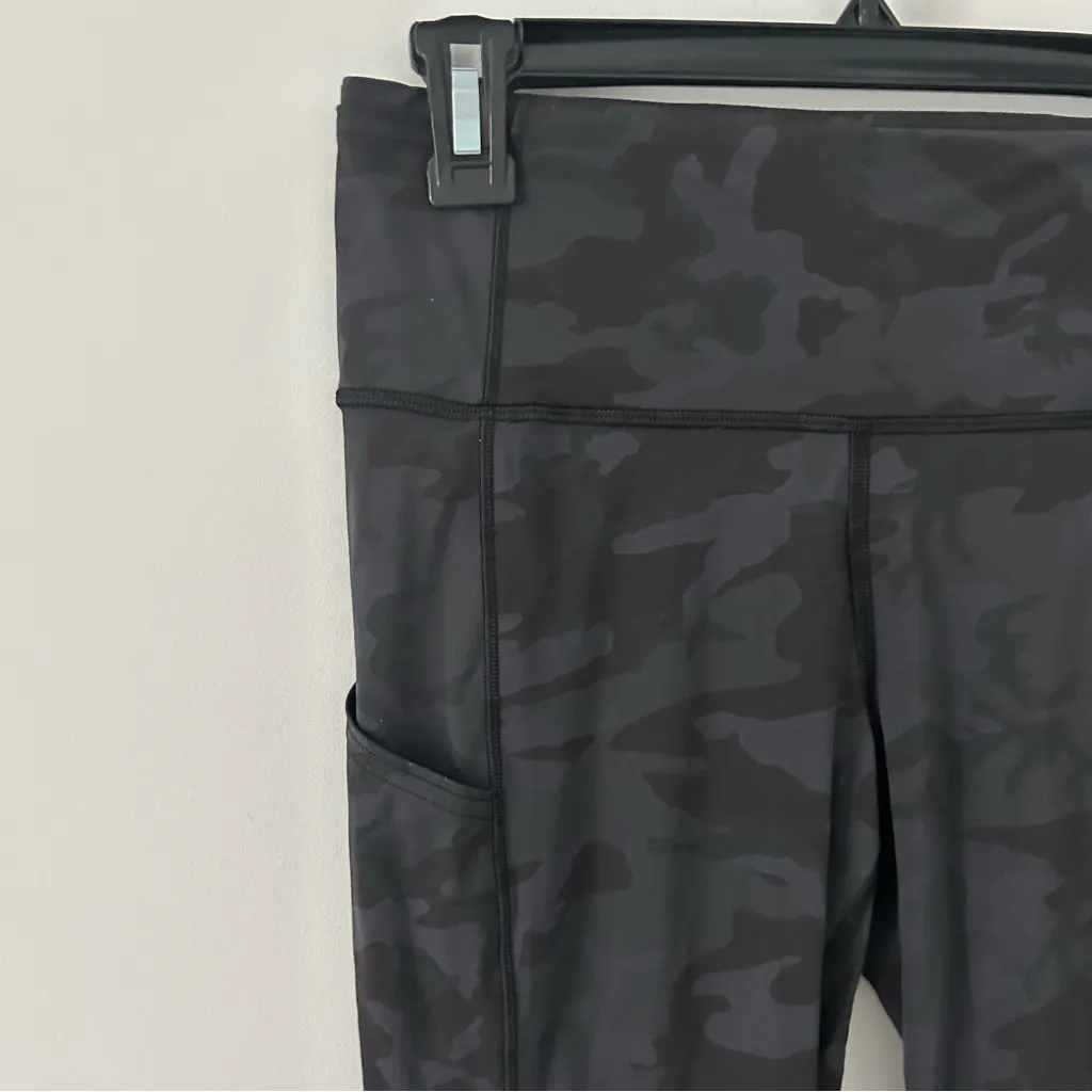Lululemon Fast and Free Tight II 25in Nulux Incognito Camo Grey Multi 8 - Image 3
