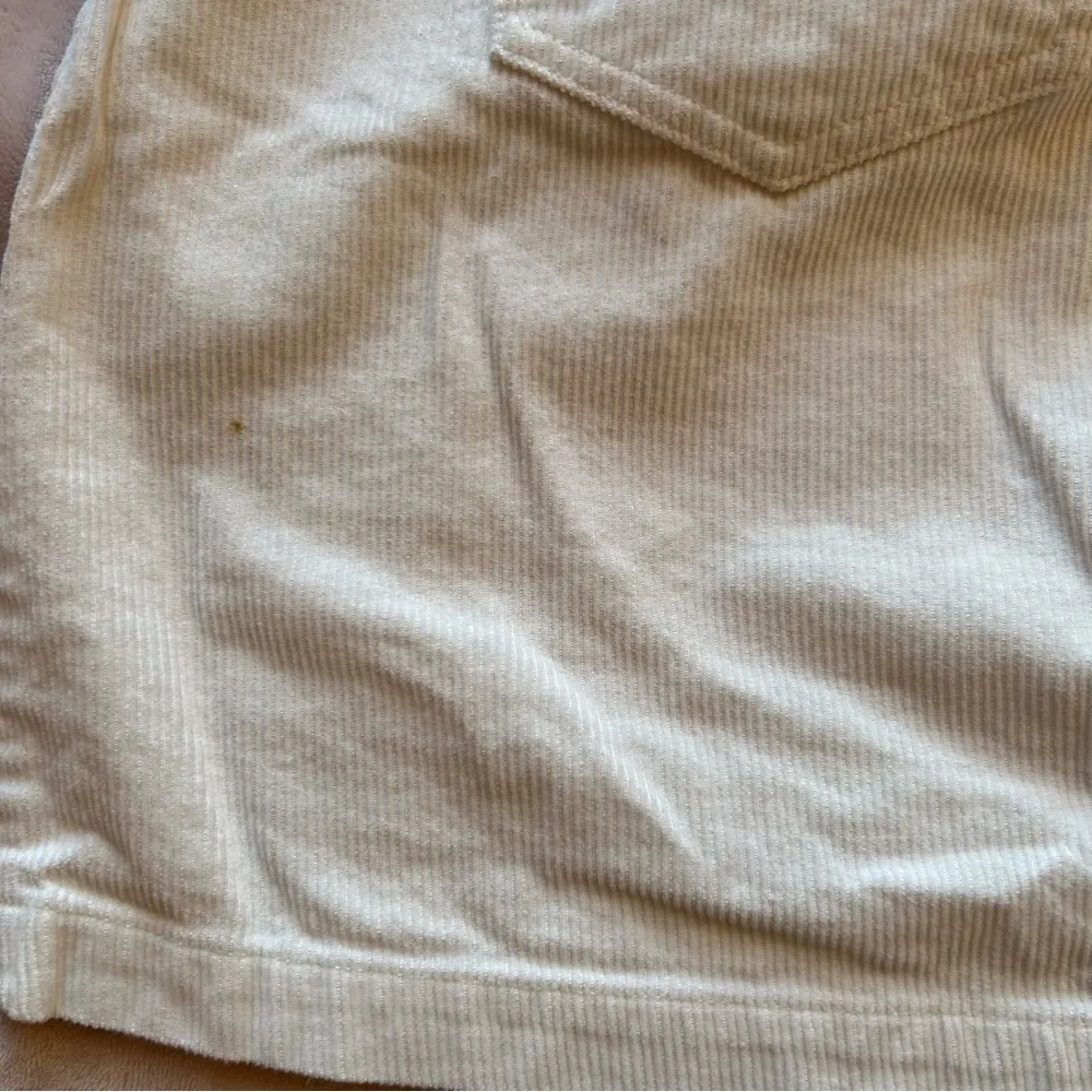 White corduroy mini skirt - Image 5