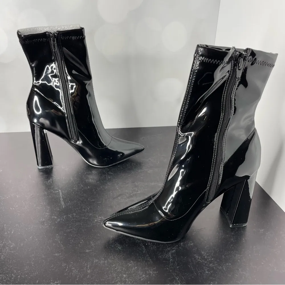 JOURNEE COLLECTION Women's Veralee Bootie Black Sz 6.5 - Image 3