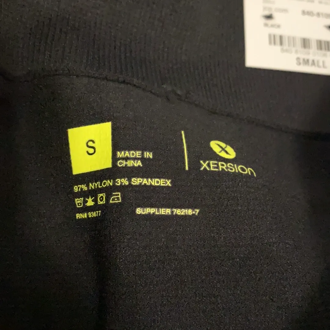 Lounge Black Active Leggings With Sheer Bottom - Image 4