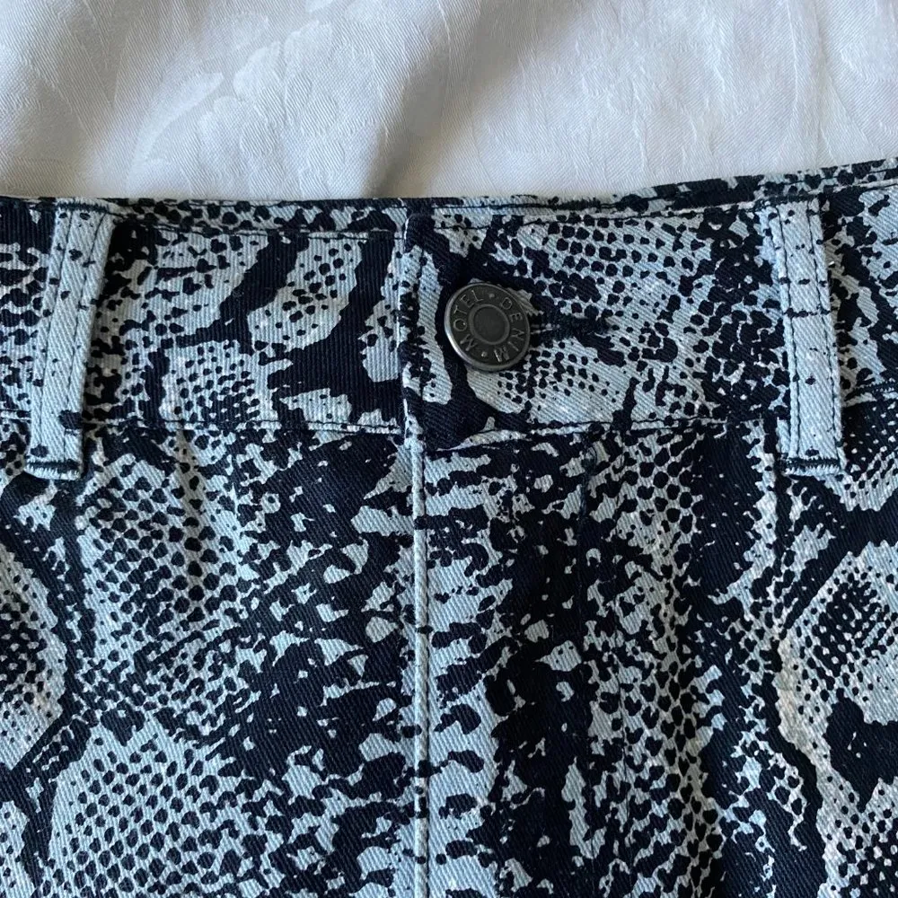 Motel Rocks Mini Snakeskin Skirt - Image 7