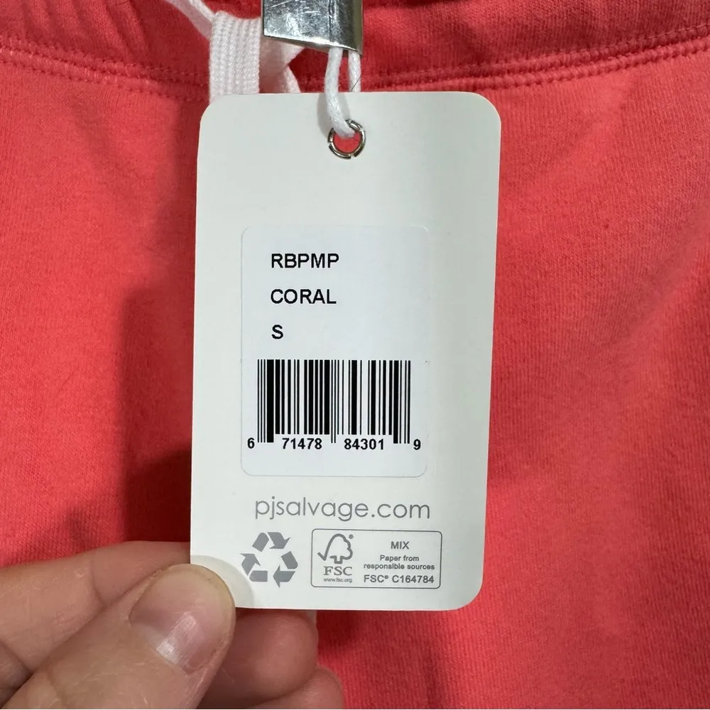 New PJ Salvage Women's "Perfect Match" Color Block Banded Jogger Lounge Pants S - Image 13